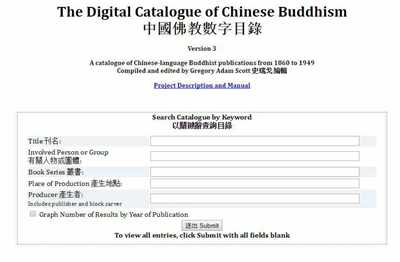 中国佛教数字目录