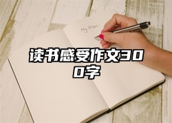 读书感受作文300字