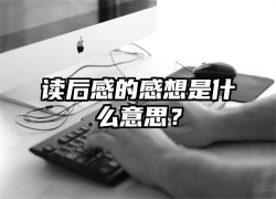 读后感的感想是什么意思？