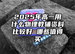 2025年高一用什么物理教辅资料比较好 哪些值得买